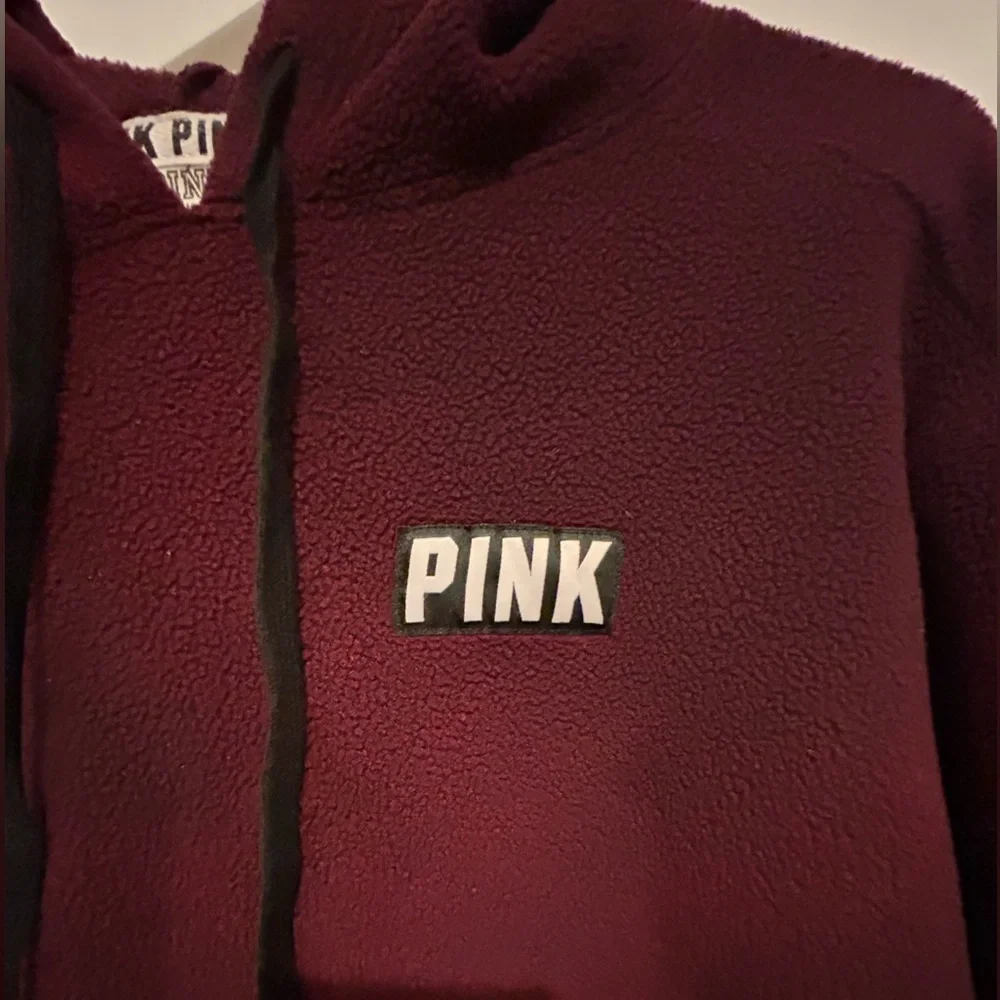 Victoria's Secret Deep Burgundy Hoodie - Picture 4 of 8